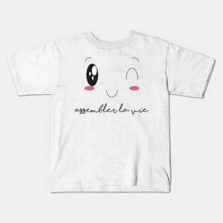 "Croquer la vie" collection | assembler la vie Kids T-Shirt